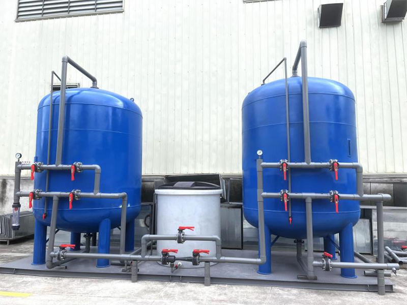 3×50m³/h Ghana State Cooling Circulating Supplementary Water Softening Resin System Project